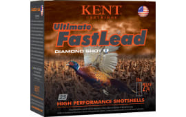 Kent Cartridge K122UFL404 Ultimate Fast Lead 12GA 2.75" 1 3/8oz #4 Shot - 25sh Box