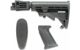 TAPCO Intrafuse Saiga T6 Six Position Stock and Pistol Grip Set - Black