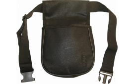 Bob Allen 23284 Classic Divided Shell Pouch 50 Rounds Black Leather 26"-50"