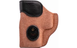 Galco S2800B Scout 3.0  IWB Natural/Black Leather UniClip/Stealth Clip Fits Glock 43/43X/Springfield Hellcat Ambidextrous