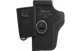 Galco WK2266B WalkAbout 2.0  IWB Open Top Black Leather UniClip/Stealth Clip Fits 1911 4-4.25" Ambidextrous