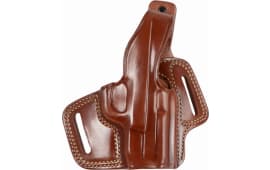 Galco FL662 Fletch  OWB Tan Leather Belt Slide Fits Springfield XD-S/Taurus G2s