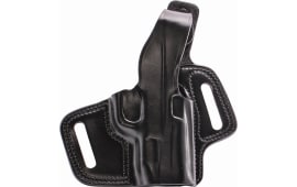 Galco FL662B Fletch  OWB Black Leather Belt Slide Fits Springfield XD-S/Taurus G2s