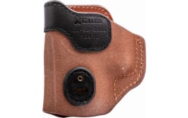 Galco S2286B Scout 3.0  IWB Natural/Black Leather UniClip/Stealth Clip Fits Glock 33/26 Gen3-5/27 Gen3-5 Ambidextrous