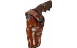 Galco DAO105 DAO  OWB Tan Leather Belt Slide Fits S&W L Frame 4" Left Hand