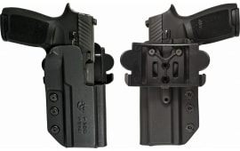 Comp-Tac C241GL064RBKN International  OWB Black Kydex Belt Loop/Paddle Fits Glock 41