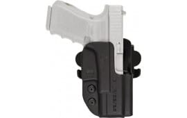 Comp-Tac C241GL051RBKN International  OWB Black Kydex Belt Slide/Paddle Fits Glock 19/23/32 Gen1-4