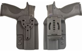 Comp-Tac C57300000NQ1N QB  OWB Size 01 Black Kydex Belt Clip Fits S&W M&P/Glock 41 Ambidextrous
