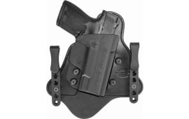 Comp-Tac C225SW250RBSN MTAC  IWB Black Kydex/Leather Belt Clip Fits S&W M&P Shield EZ 380