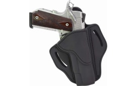 1791 Gunleather BH1SBLR BH1 OWB 01 Stealth Black Leather Belt Loop Fits 4-5" 1911