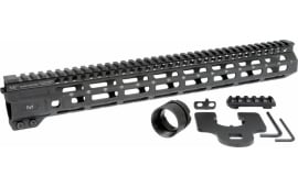 MIDWEST INDUSTRIES INC MICRM15 M-Series AR-15 6061 Aluminum Black Hard Coat Anodized 15"
