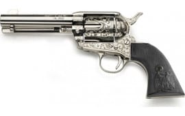 Taylors and Company OG1402 Pietta Outlaw Legacy 4.75 Nickel Revolver