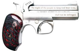 Bond Arms PT2A Protect the 2nd Amendment Derringer Single 45 Colt (LC)/410 Gauge 4.25" 2 Round Stainless Steel