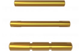 Cross Armory CRGPSGD 3 Pin Set Compatible with Glock Gen1-3 Steel Gold