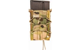 High Speed Gear 11TA00MC TACO Mag Pouch Single Style made of Nylon with MultiCam Finish & MOLLE Mount Type compatible with Rifle Mags