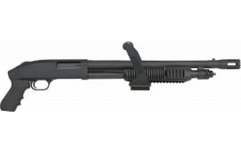 Mossberg 50692 590 Chainsaw 12 Gauge 5+1 18.50" Matte Blued Black Fixed Pistol Grip Black Polymer Grips