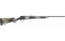 Bergara B14LM111 B-14 Wilderness Hunter 300 Win Mag 3+1 24", Sniper Gray Cerakote, Woodland Camo Stock