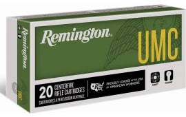 Remington Ammunition 23661 UMC 450 Bushmaster 260 gr Full Metal Jacket - 20rd Box