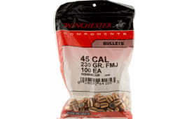 Winchester Ammo WBR45230 Centerfire Handgun  .45 Cal 230 gr Full Metal Jacket Truncated-Cone (TCFMJ) 100 Per Bag