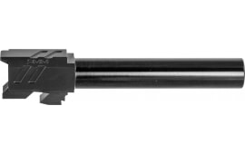 ZEV BBL17PRODLC Pro Match Replacement Barrel 9mm Luger 4.49" Black DLC Finish 416R Stainless Steel Material for Glock 17 Gen1-4