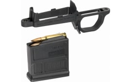 Magpul MAG497-BLK Bolt Action Mag Well  made of Polymer with Black Finish for Magpul Hunter 700 Stock Includes PMAG 5 7.62 AC Magazine