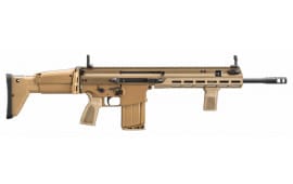 FN SCAR 17S .308 Win / 7.62 NATO 16" Barrel 20rd Semi-Auto Rifle, FDE, Short Stroke Gas Piston W/ Gas Regulator, Suppressor Ready