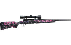 Savage Arms 57478 Axis II XP Compact 6.5 Creedmoor 4+1 20", Matte Black Barrel/Rec, Muddy Girl Stock, Includes Bushnell 3-9x40mm Scope