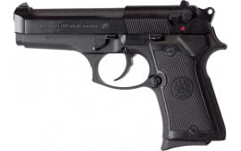 Beretta JS92F850 92 Compact DA/SA 4.2" 10+1 Black Grip Black Bruniton