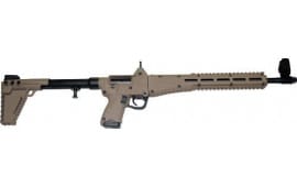 Kel-Tec SUB-2000 G2 9MM Rifle,15 Round, Glock 9mm Mag Compatible, Foldable, 3 Position Stock - SUB2K9GLK19BTANHC