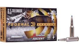 Federal P65CRDTA1 6.5 Creedmoor 130 Term Ascent - 20rd Box