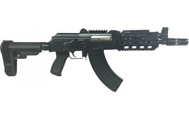 Zastava ZP92762TAC ZPAP92 Tactical AK Pistol - With SB3 PSB Brace, Quad Rail, Night Brake, 7.62x39 Semi-Auto,30 Round Mag 