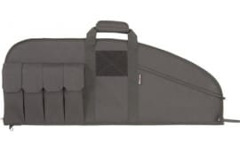 Tac Six 10632 Range Tactical Rifle Case made of Endura with Black Finish, Knit Lining & Lockable Zipper for Rifles 32" L