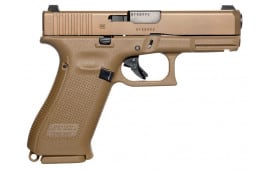 Glock 19X V, 9mm,  Semi Automatic Pistol, Bronze Nitron Finish,  Two 19rd Magazines & One 17rd Magazine, Glock Night Sights, US Made, V Series - UV1950703X