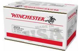 Winchester Ammo W223200 USA 223 Rem 55 gr Full Metal Jacket (FMJ) (Value Pack) - 200rd Box
