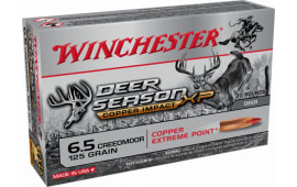 Winchester Ammo X65DSLF Deer Season XP Copper Impact 6.5 Creedmoor 125 gr Copper Extreme Point - 20rd Box