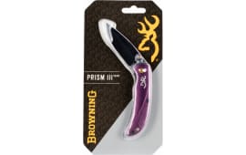 Browning 3220343 EDC Prism II 2 3/8 Knife Plum