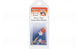 Pro-Shot PSP45 Patriot Series Bore Brush 45 Cal Pistol #8-32 Thread Brass Core Nylon Bristles