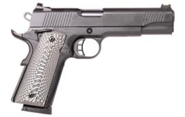 Tisas 1911D-B45G Duty Pistol, Full Size 1911 45ACP, Novak Style Sights, Skeletonized Hammer & Trigger, G10 Grips, Black Cerakote Finish, 8 Rd Mag, 5" Barrel 