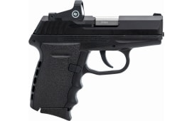 SCCY Industries CPX2CBRD9MM CPX-2 RD 9mm Luger 3.10" 10+1 Black Nitride Stainless Steel Slide Black Polymer Grip NMS CTS-1500 Red Dot