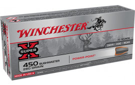 Winchester Ammo X4501 Super X 450 Bushmaster 260 gr Power-Point (PP) - 20rd Box