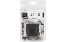 FAB Defense FX-4210B Magazine Extension  made of Polymer with Black Finish & Adds 4 Extra Rounds for Glock 42