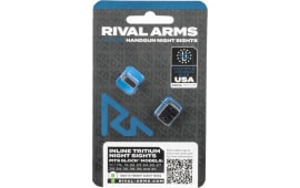 Rival Arms Tritium Night Sights For Glock 17/19 MOS LOW Inline White Dot - RA4B231G
