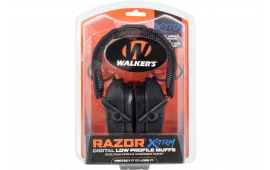 Walker's GWP-XDRSEM Razor X-TRM Digital Muff Polymer 21 dB Over the Head Black