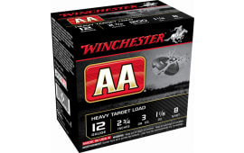 Winchester Ammo AAM128 AA Heavy 12GA 2.75" 1 1/8oz #8 Shot - 25sh Box