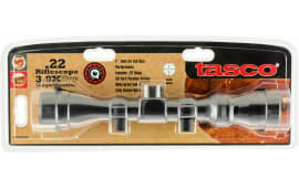 Tasco MAG39X32D Rimfire 3-9x 32mm Obj 17.75-6 ft @ 100 yds FOV 1" Tube Dia Black Matte 30/30