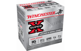 Winchester Ammo X16H7 Super-X High Brass 16GA 2.75" 1 1/8oz #7.5 Shot - 25sh Box