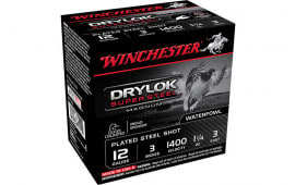 Winchester Ammo XSV1233 Drylock Super Steel Magnum 12GA 3" 1 1/4oz #3 Shot - 25sh Box