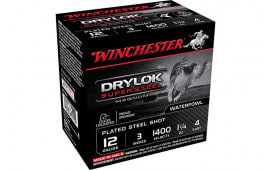 Winchester Ammo XSV1234 Drylock Super Steel Magnum 12GA 3" 1 1/4oz #4 Shot - 25sh Box