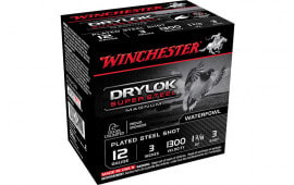 Winchester Ammo XSM1233 Drylock Super Steel Magnum 12GA 3" 1 3/8oz #3 Shot - 25sh Box
