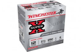 Winchester Ammo XU126 Super-X Game Load 12GA 2.75" 1oz #6 Shot - 25sh Box